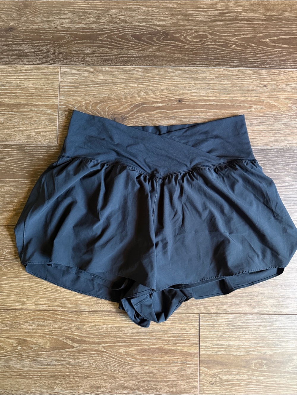 Aerie Flowy Shorts with Crossover Waistband